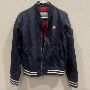 Levi's Dark Blue Bomber Jacket with Levis Logo